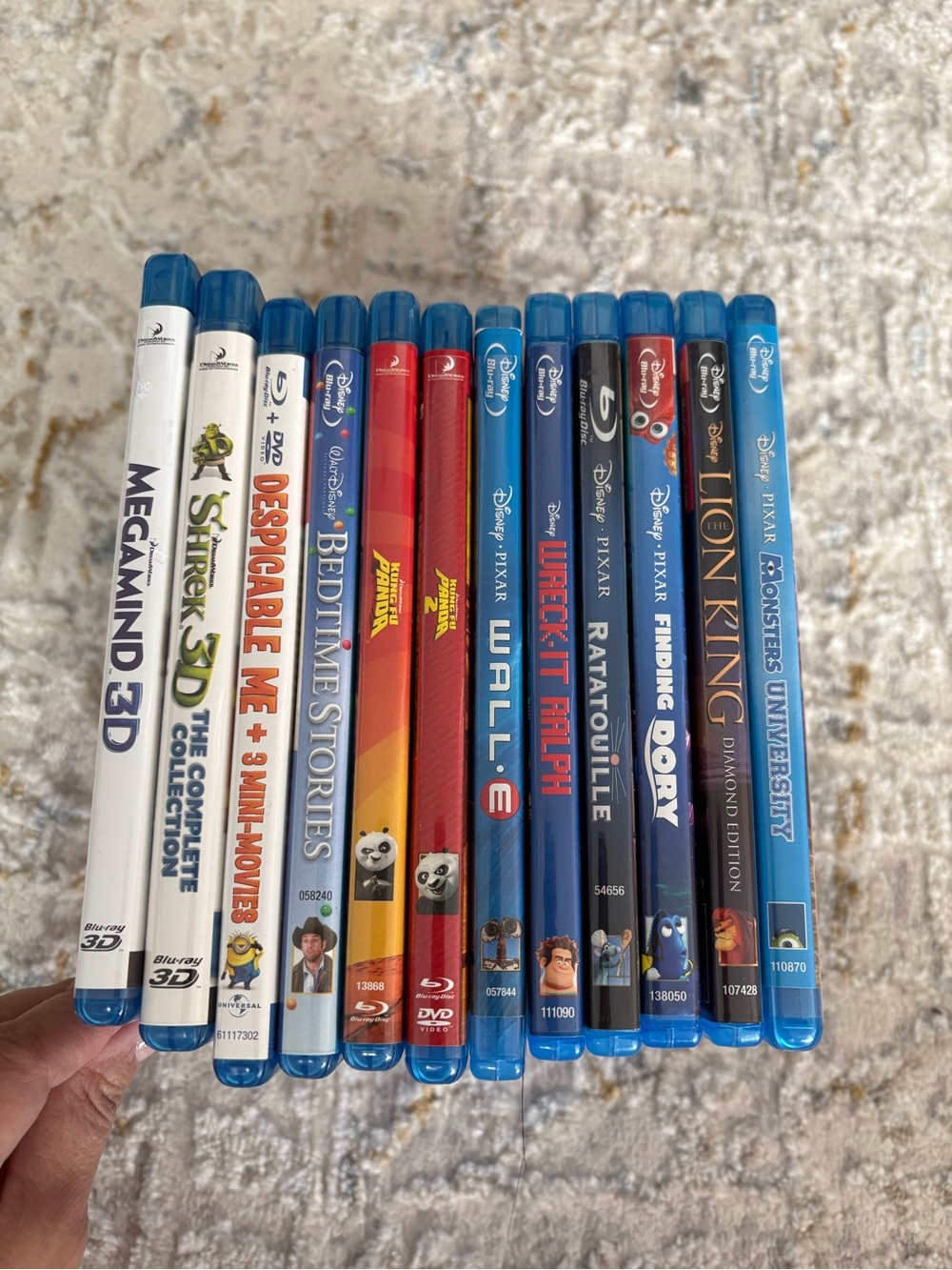 Blue Blu-ray Collection - Mixed Animated Films (Blue Spines)